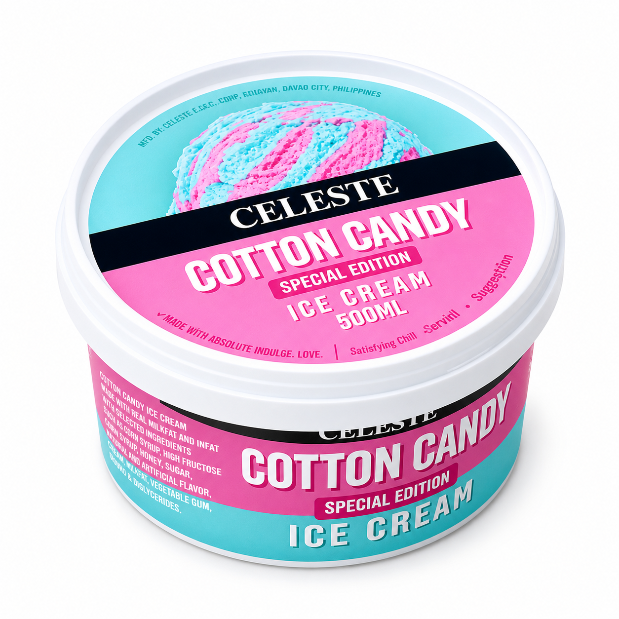 Celeste Cotton Candy Ice Cream