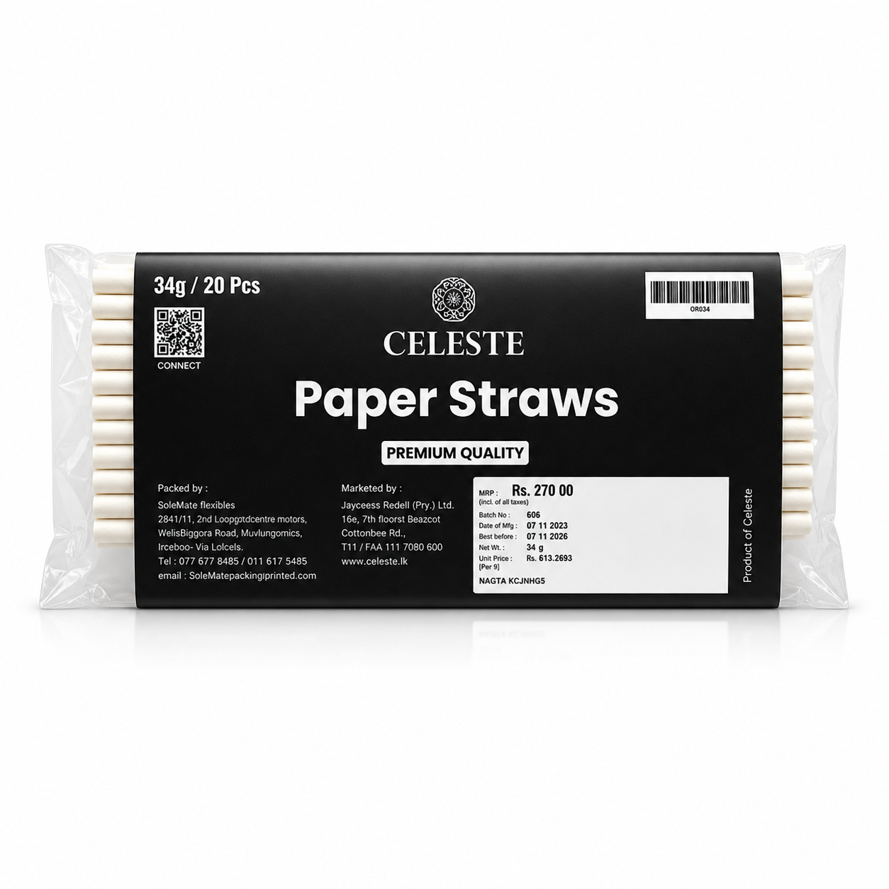 Celeste Paper Straws