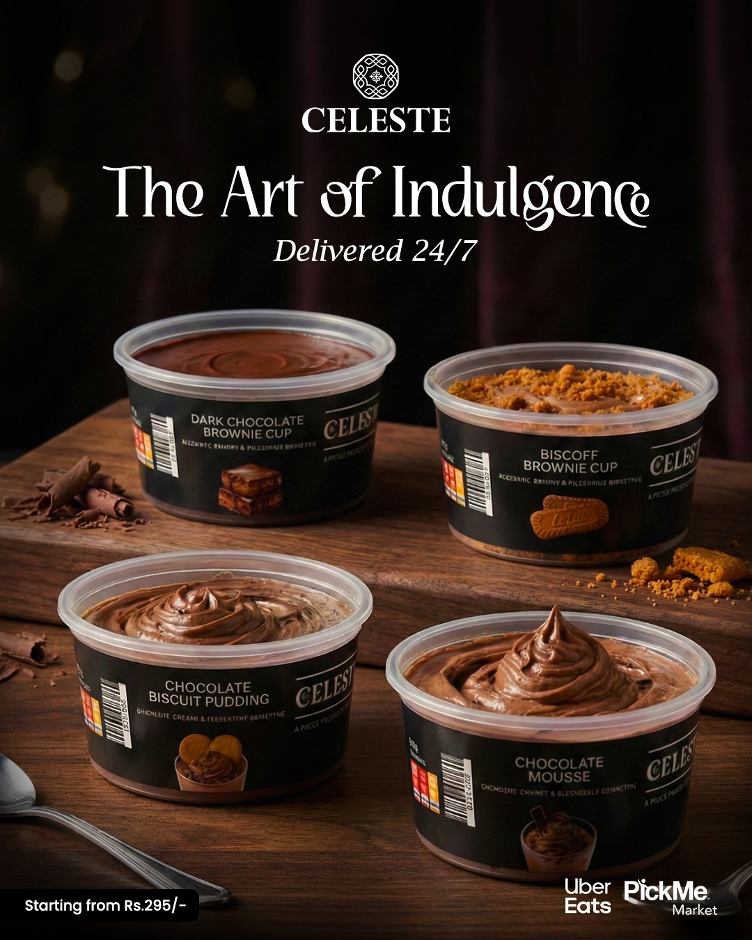 Celeste brownie cups