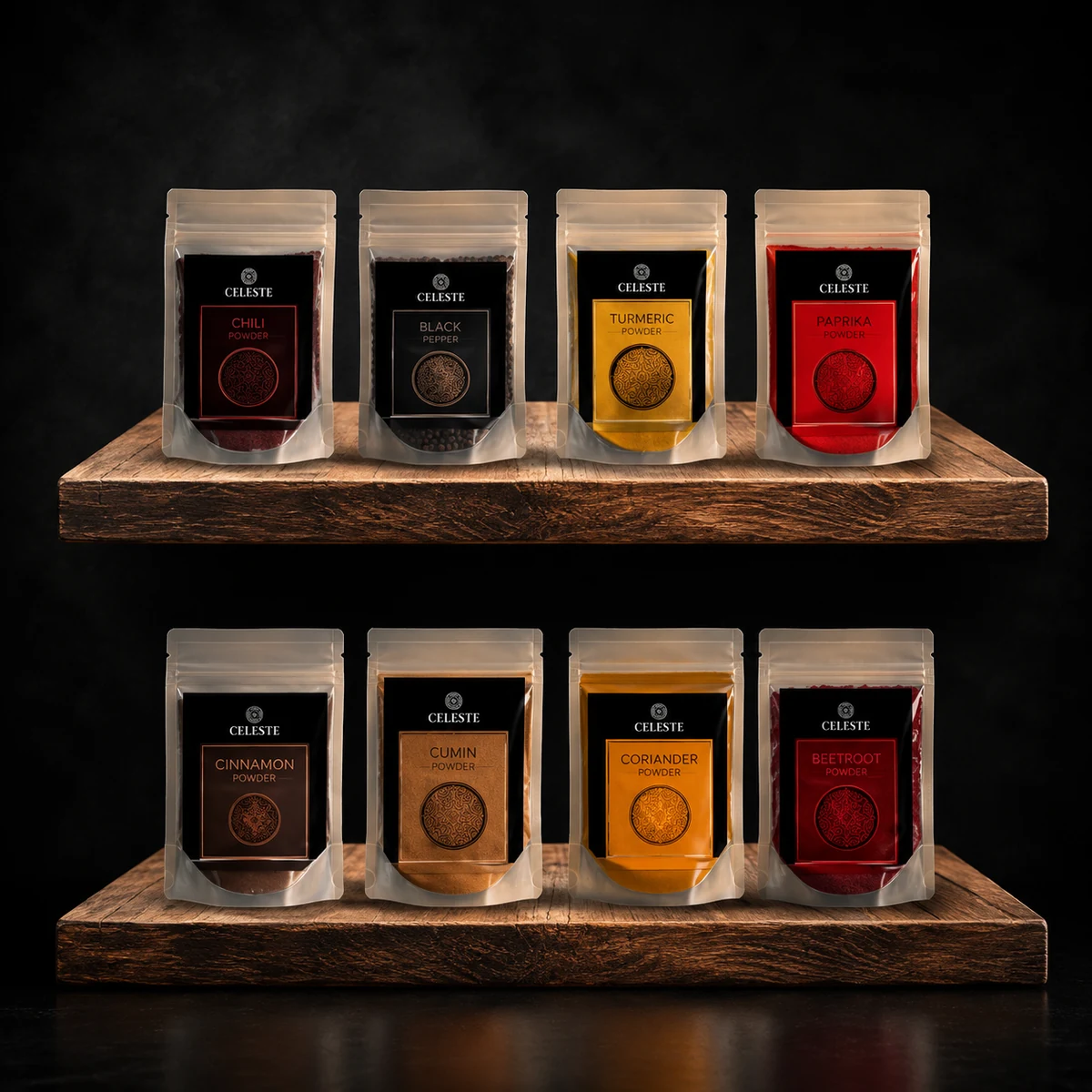 Celeste spice range