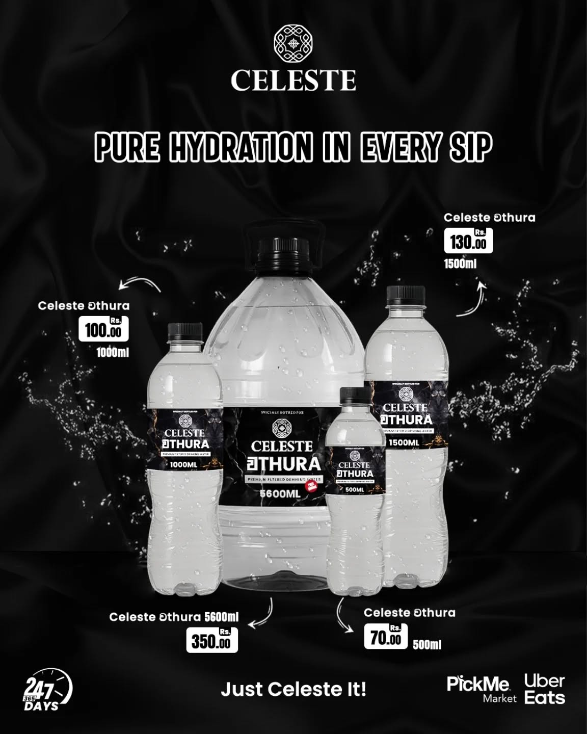 Celeste Ethura water